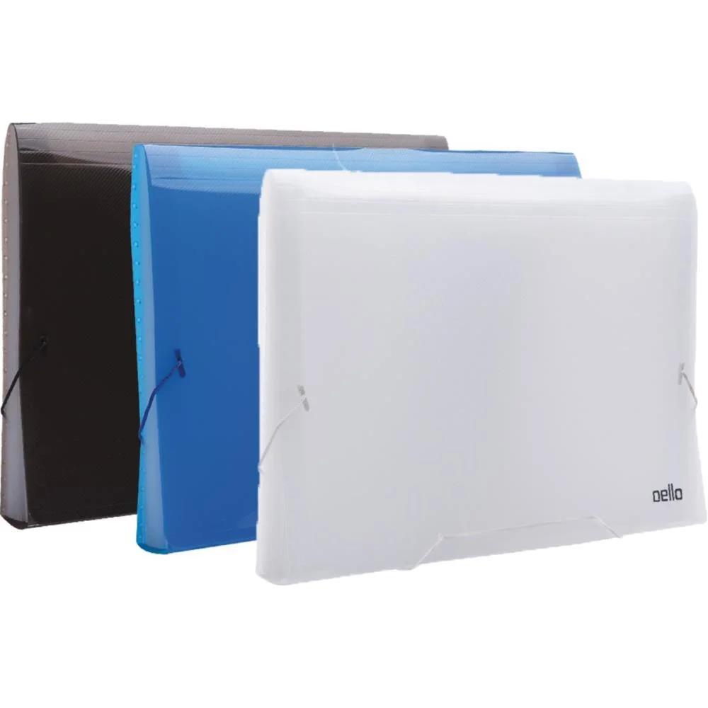 PASTA SANFONADA PLASTICA A4 12 DIVISOES CRISTAL LINE DELLO (UNIDADE) - imagem 4