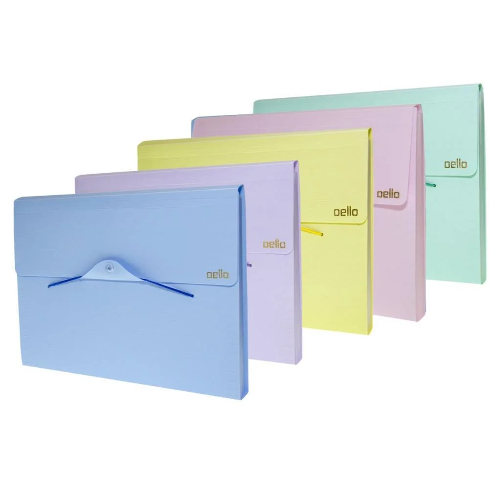 PASTA SANFONADA PLASTICA A4 12DIV.LINHO SERENA AZ.PASTE DELLO (UNIDADE) - imagem 4