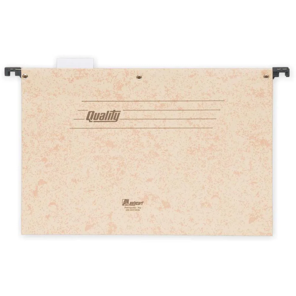 PASTA SUSPENSA MARMORIZADA QUALITY HASTE METAL POLYCART (CX.C/50) - imagem 2