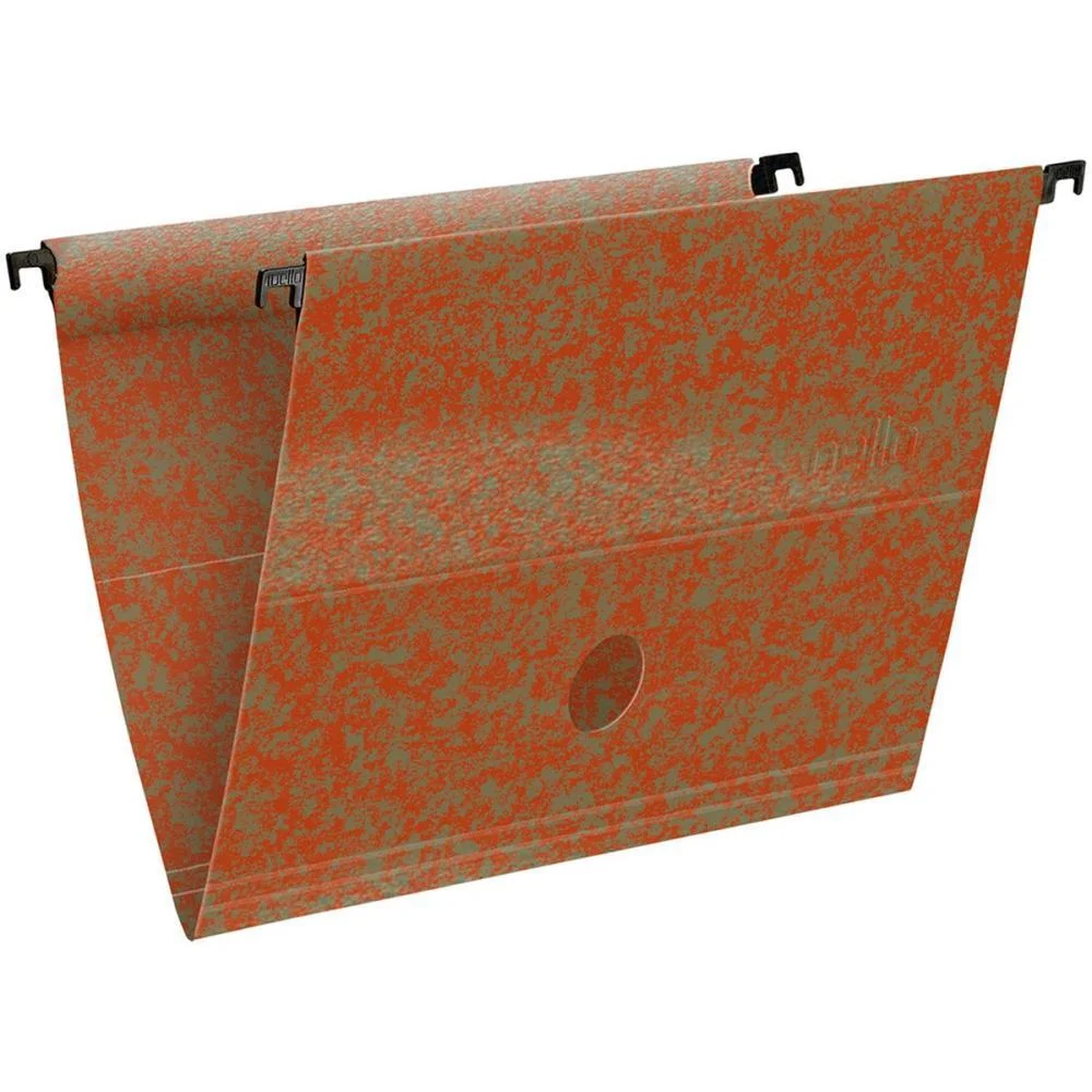 PASTA SUSPENSA MARMORIZADA CASTANHA HASTE PLASTICA DELLO (CX.C/50) - imagem 3