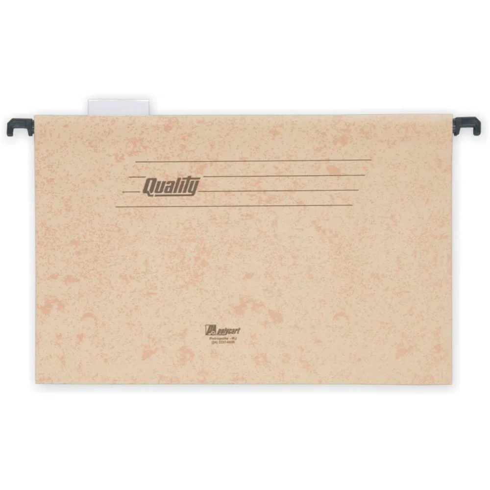 PASTA SUSPENSA MARMORIZADA QUALITY PLASTIF HASTE PLASTICA POLYCART (CX.C/50) - imagem 3