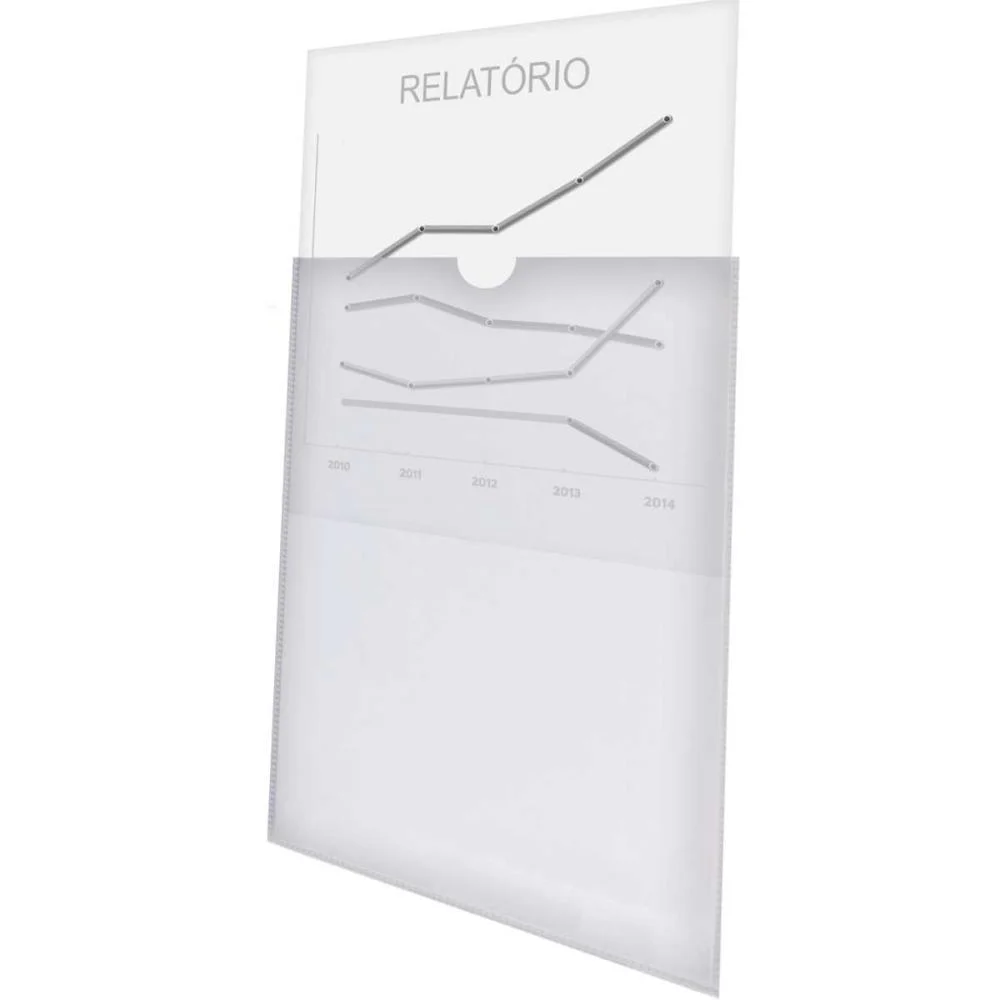 PASTA U OFICIO PVC CRISTAL DAC (PCT.C/25) - imagem 3