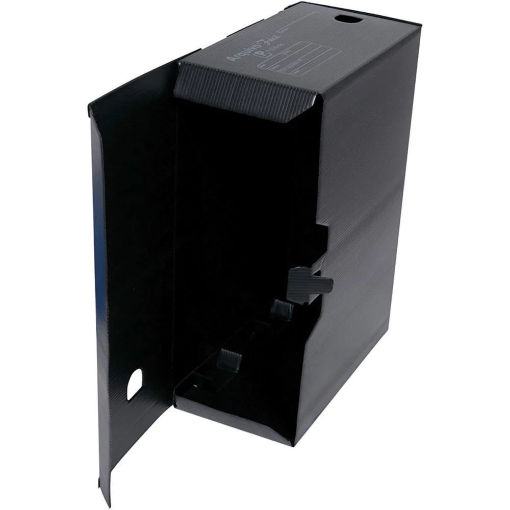 ARQUIVO MORTO POLIPROPILENO FACIL NOVAONDA PRETO POLIBRAS (PCT.C/10) - imagem 5