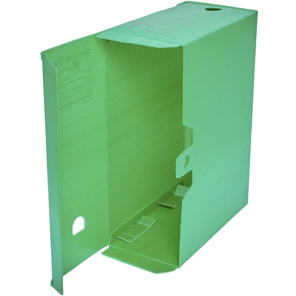 ARQUIVO MORTO POLIPROPILENO FACIL NOVAONDA VERDE POLIBRAS (PCT.C/10) - imagem 5