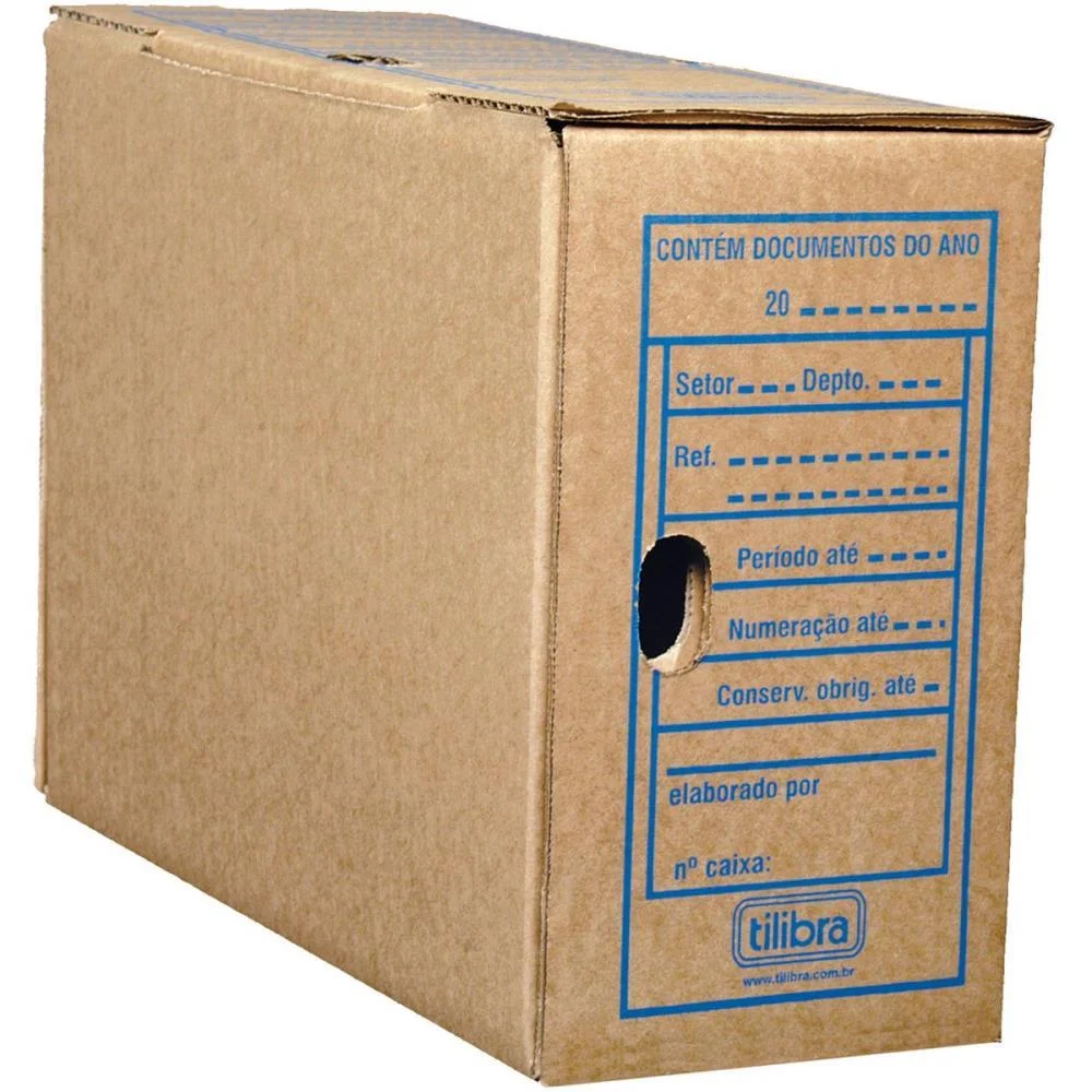 ARQUIVO MORTO PAPELAO 34X13,3X24CM 428G TRADICIONAL TILIBRA (PCT.C/50) - imagem 3