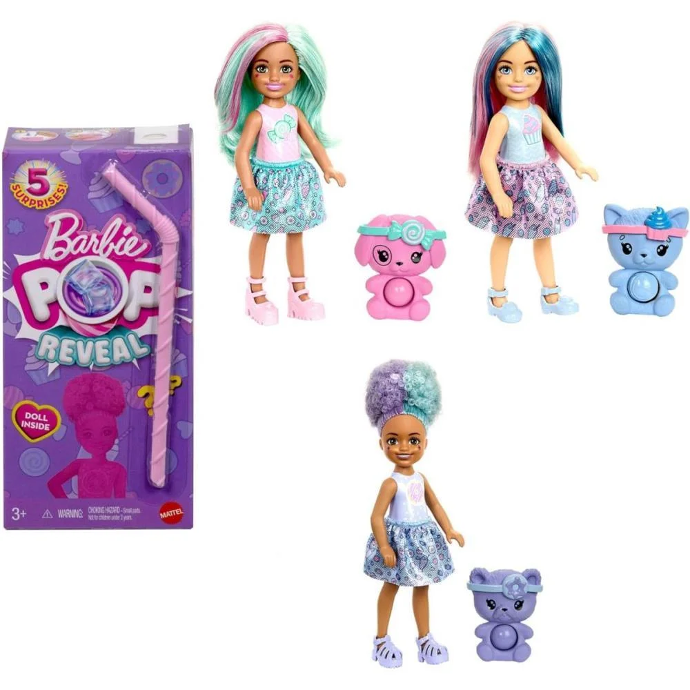 BARBIE REVEAL CHELSEA POP- DOCES SUPRESA MATTEL (UNIDADE) - imagem 2