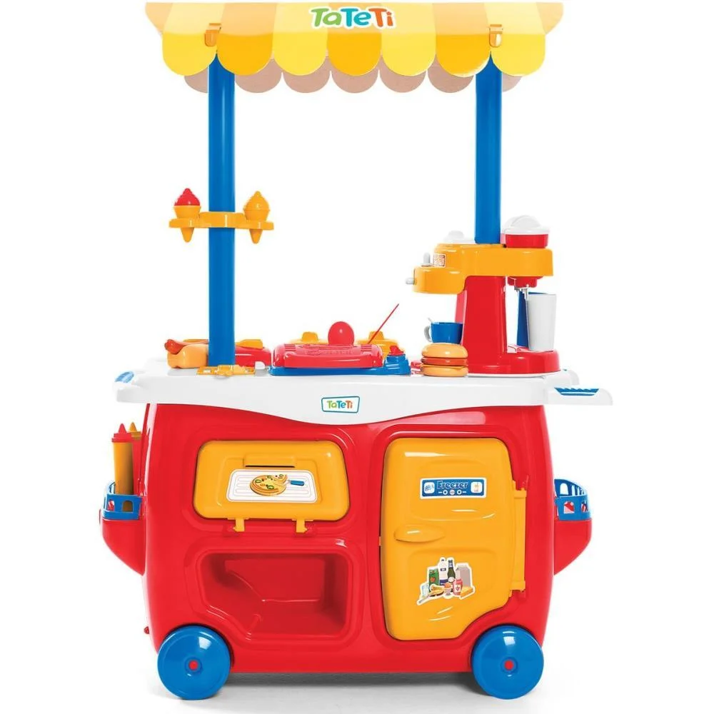 BRINCANDO DE CASINHA LANCHONETE COMPLETA TATETI (UNIDADE) - imagem 4