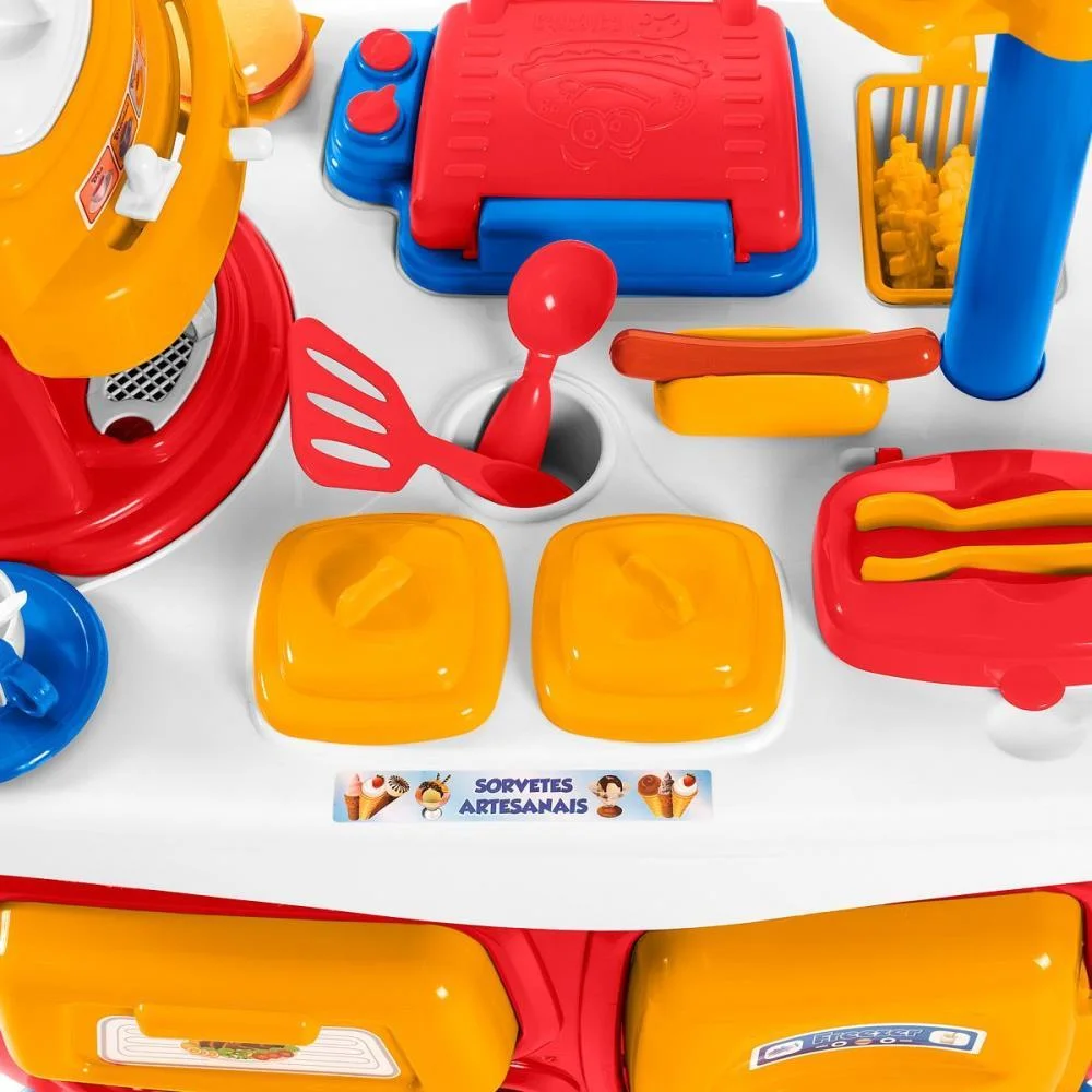 BRINCANDO DE CASINHA LANCHONETE COMPLETA TATETI (UNIDADE) - imagem 8