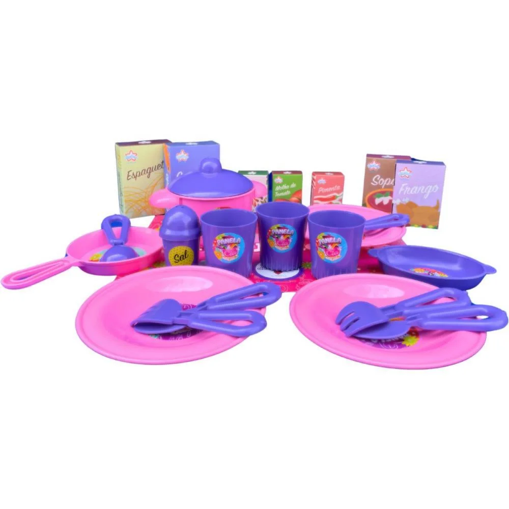 BRINCANDO DE CASINHA PANELA E CIA MEU JANTARZINHO BIG STAR (UNIDADE) - imagem 3