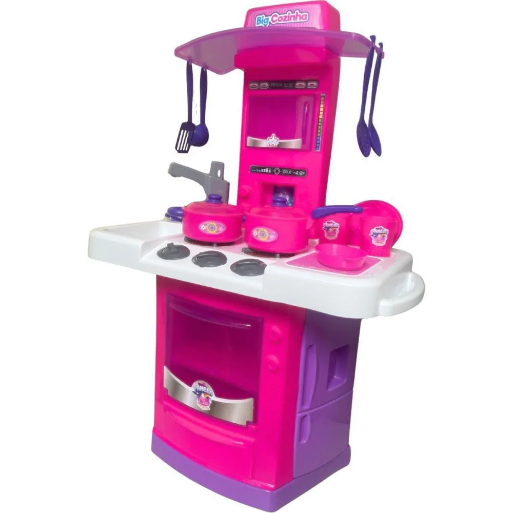 BRINCANDO DE CASINHA NOVA BIG COZINHA 69CM BIG STAR (UNIDADE) - imagem 5