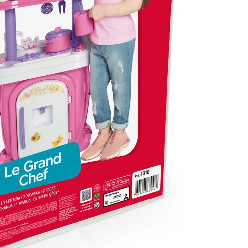 BRINCANDO DE CASINHA LE GRAND CHEF COZINHA TATETI (UNIDADE) - imagem 9