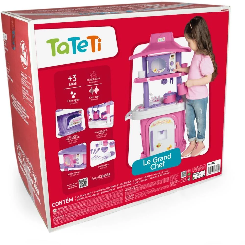 BRINCANDO DE CASINHA LE GRAND CHEF COZINHA TATETI (UNIDADE) - imagem 10