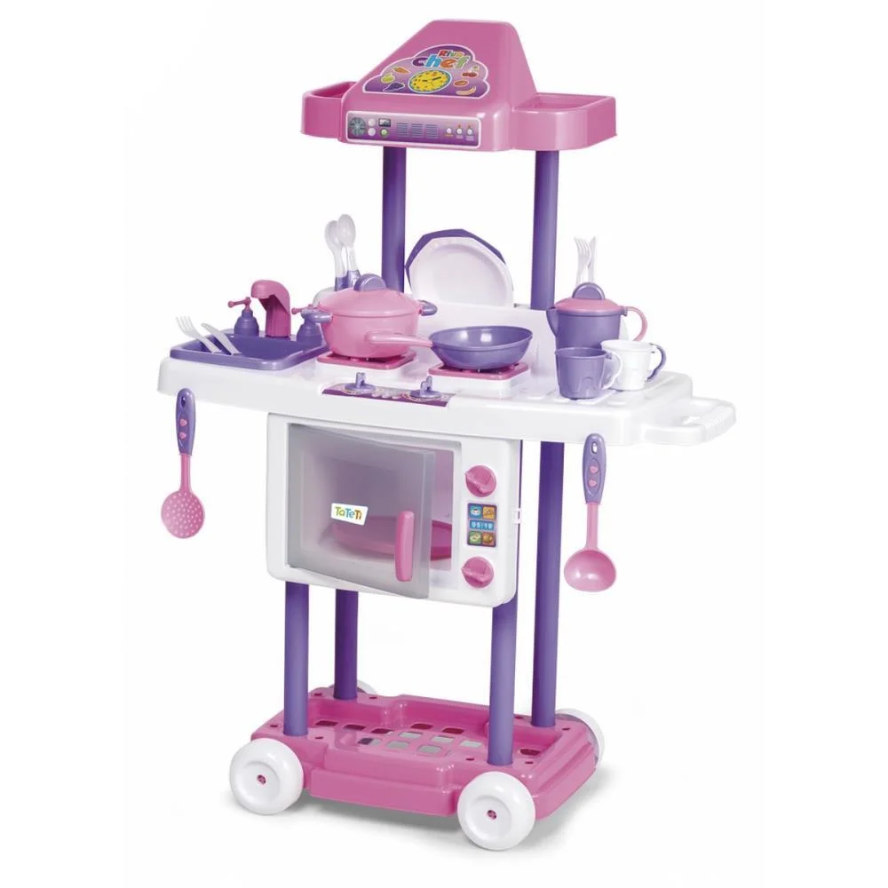 BRINCANDO DE CASINHA RIVA CHEF COMPLETA ROSA TATETI (UNIDADE) - imagem 4