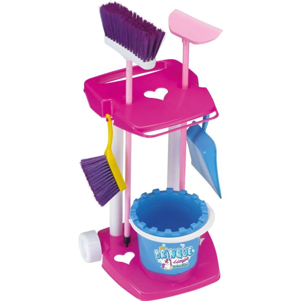 BRINCANDO DE CASINHA UNICORNIO MAGICO BRINQUE LIMPE MONTE LIBANO (UNIDADE) - imagem 3