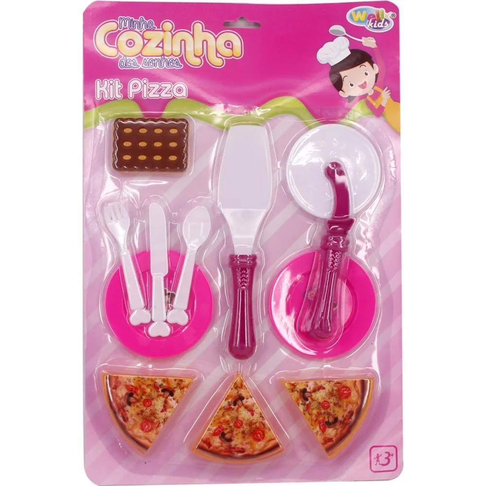 BRINCANDO DE CASINHA KIT LANCHINHO 11 PCS WELLMIX (UNIDADE) - imagem 3