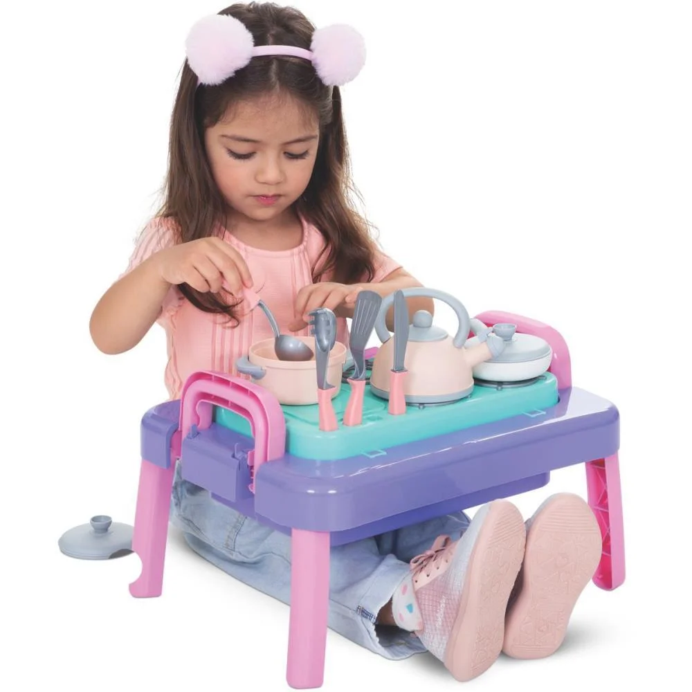 BRINCANDO DE CASINHA MESINHA BABY GOURMET CHARMOSA MERCO TOYS (UNIDADE) - imagem 7