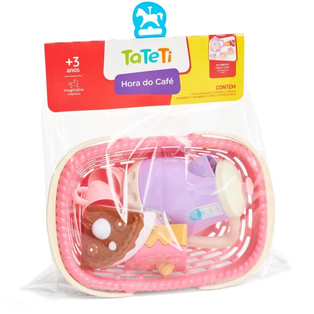 BRINCANDO DE CASINHA HORA DO CAFE C/ ACESSORIOS TATETI (UNIDADE) - imagem 6