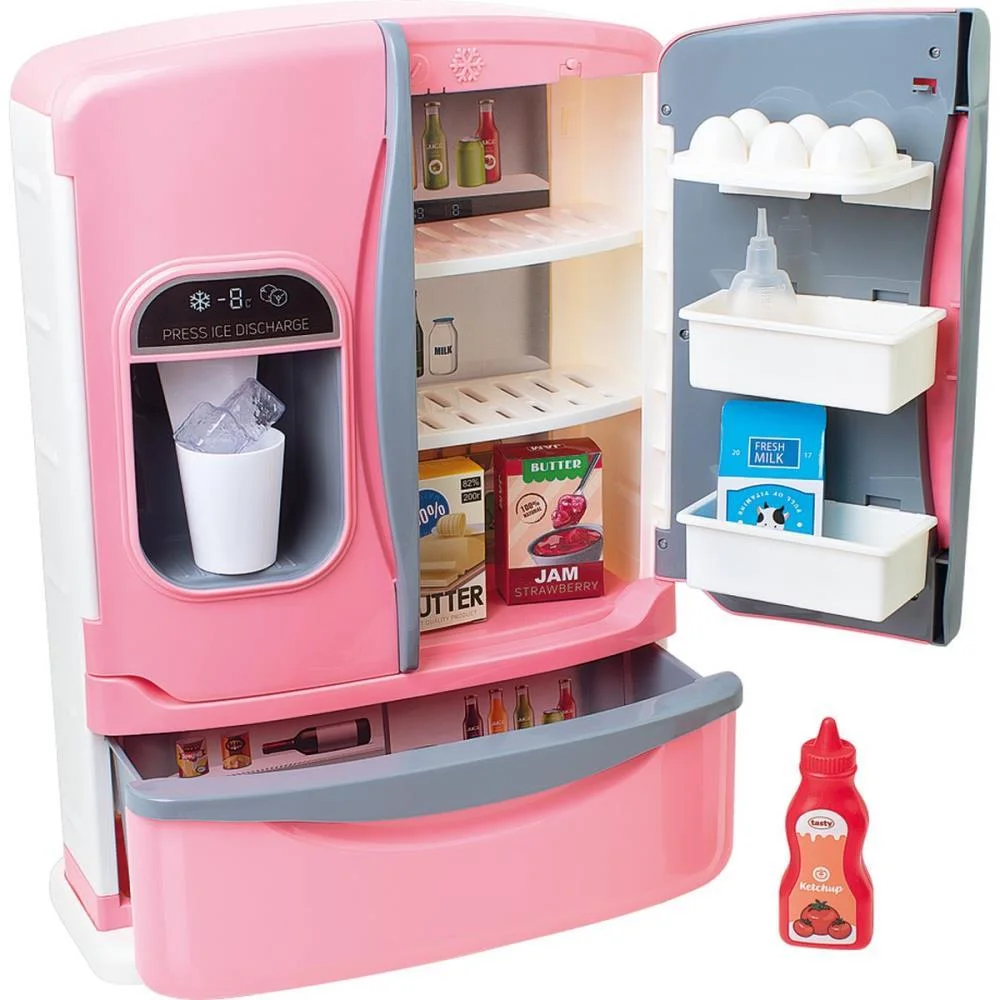 BRINCANDO DE CASINHA GELADEIRA SOM/LUZ/FUMACA 37CM SAMBA TOYS (UNIDADE) - imagem 2