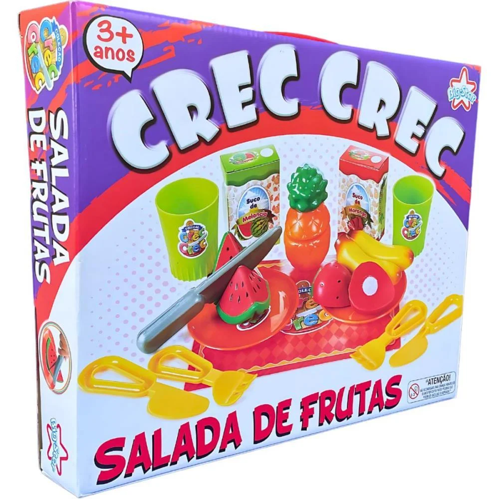 BRINCANDO DE CASINHA CREC-CREC SALADA DE FRUTAS BIG STAR (UNIDADE) - imagem 5