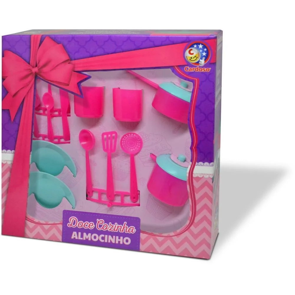 BRINCANDO DE CASINHA DOCE COZINHA ALMOCINHO CARDOSO TOYS (UNIDADE) - imagem 2