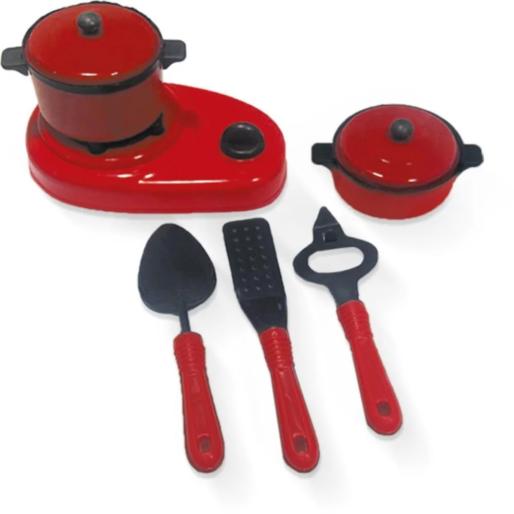 BRINCANDO DE CASINHA KIT COZINHA RED PEQUENO 4MOD. PICA PAU (UNIDADE) - imagem 3