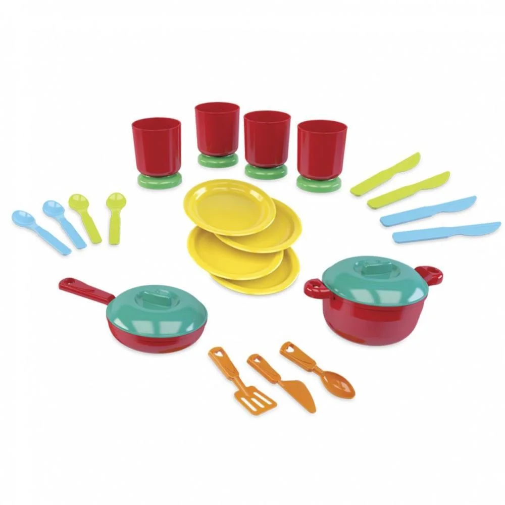 BRINCANDO DE CASINHA BRINCADEIRA COZINHA 28PCS DISMAT (UNIDADE) - imagem 4