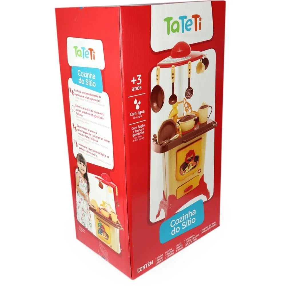 BRINCANDO DE CASINHA COZINHA DO SITIO COMPLETA TATETI (UNIDADE) - imagem 10