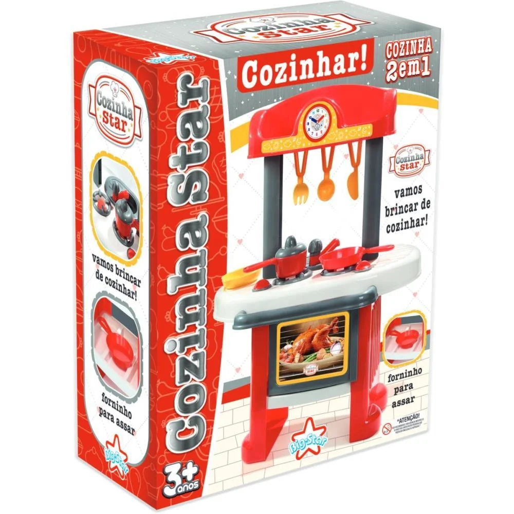 BRINCANDO DE CASINHA COZINHAR STAR BIG STAR (UNIDADE) - imagem 4