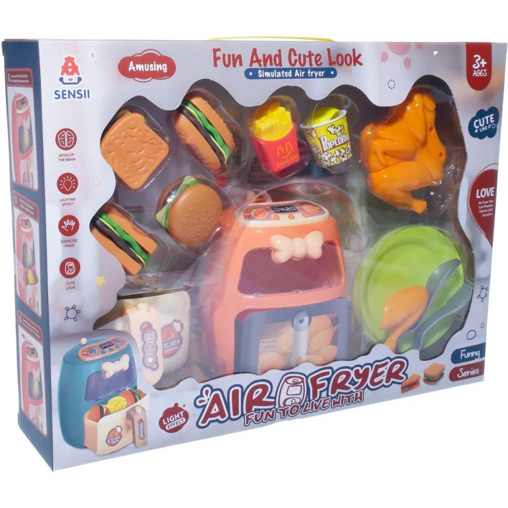 BRINCANDO DE CASINHA AIR FRYER C/ACESSORIOS PP IMPORT (UNIDADE) - imagem 5