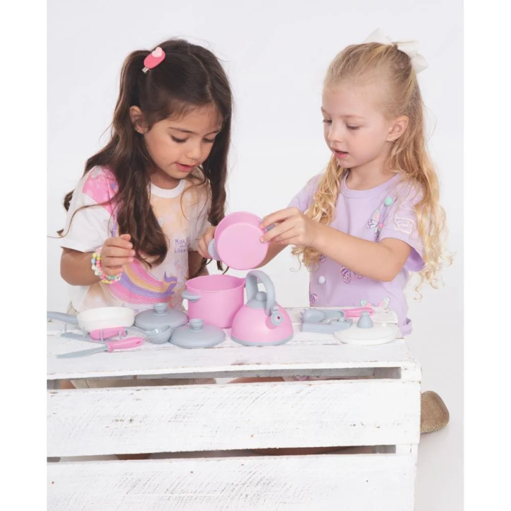 BRINCANDO DE CASINHA JOGO DE PANELINHA.BABY GOURMET MERCO TOYS (UNIDADE) - imagem 8