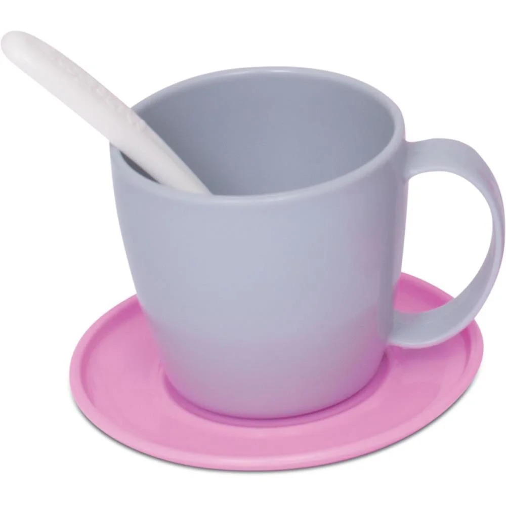 BRINCANDO DE CASINHA JOGO DE CHA BABY GOURMET ROSA MERCO TOYS (UNIDADE) - imagem 4