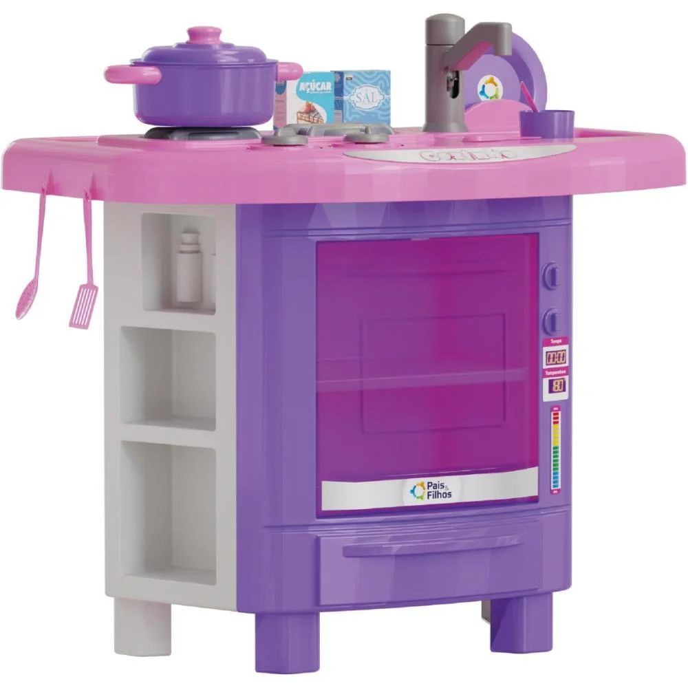 BRINCANDO DE CASINHA COZINHA FAZ DE CONTA MINI DELI PAIS E FILHOS (UNIDADE) - imagem 3