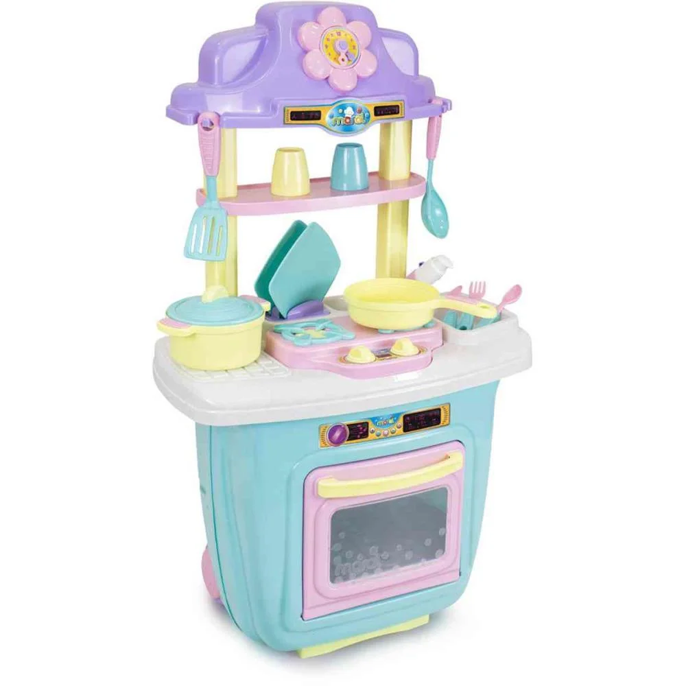 BRINCANDO DE CASINHA COZINHA PORTATIL POCKET MARAL (UNIDADE) - imagem 2