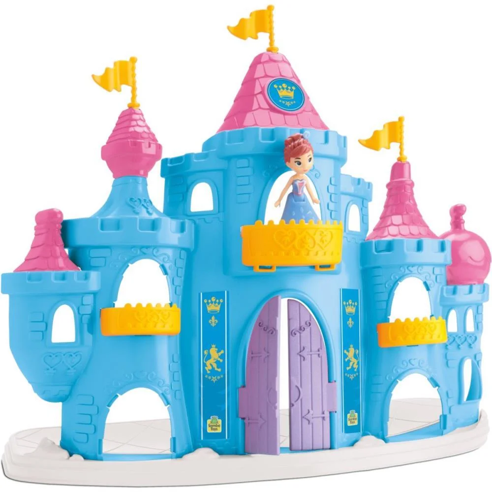 BRINCANDO DE CASINHA CASTELO DE PRINCESA SNOW SAMBA TOYS (UNIDADE) - imagem 2