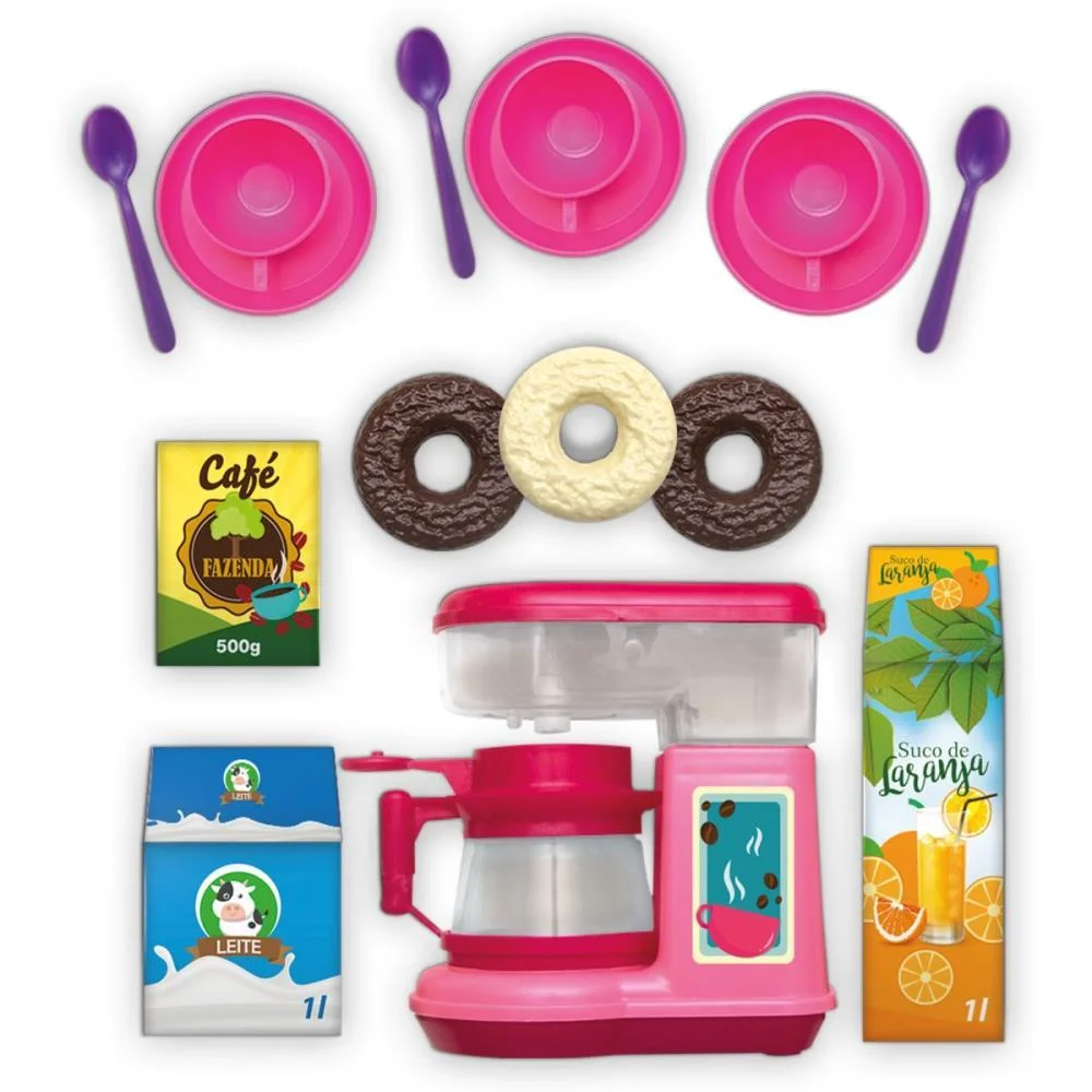 BRINCANDO DE CASINHA CAFETEIRA COFFE SHOP PICA PAU (UNIDADE) - imagem 3