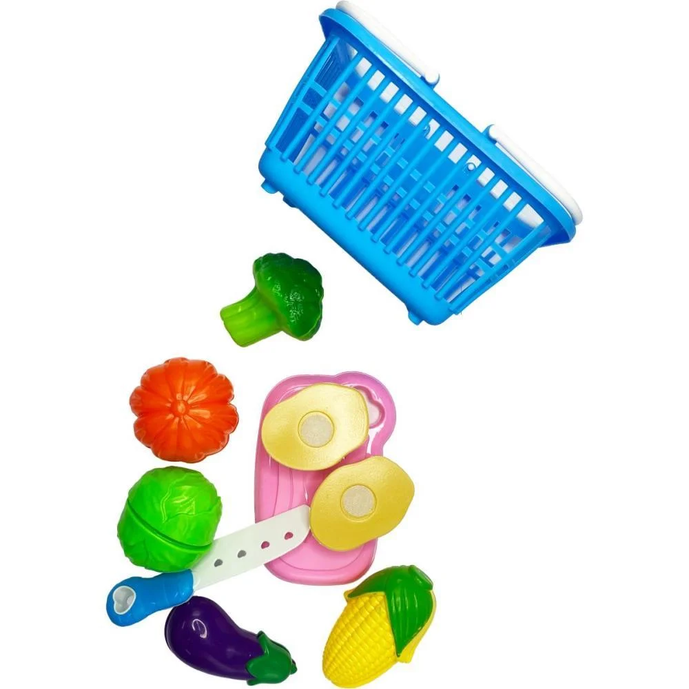 BRINCANDO DE CASINHA CESTINHA LEGUMES CREC 9PCS (S) TOY MIX (UNIDADE) - imagem 3