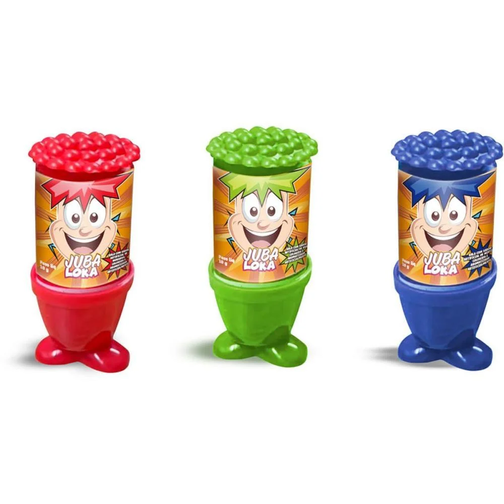 DOCE JUBA LOKA CHICLETE SABORES (S) COLORE (DP.C/30) - imagem 3