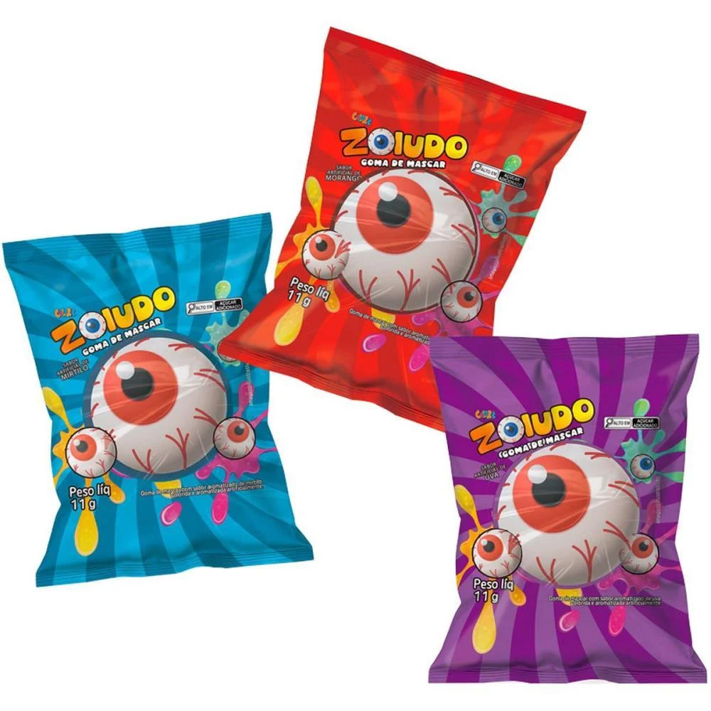 DOCE ZOIUDO GOMA DE MASCAR (S) COLORE (DP.C/24) - imagem 3