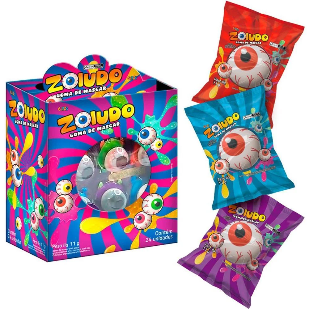 DOCE ZOIUDO GOMA DE MASCAR (S) COLORE (DP.C/24) - imagem 5
