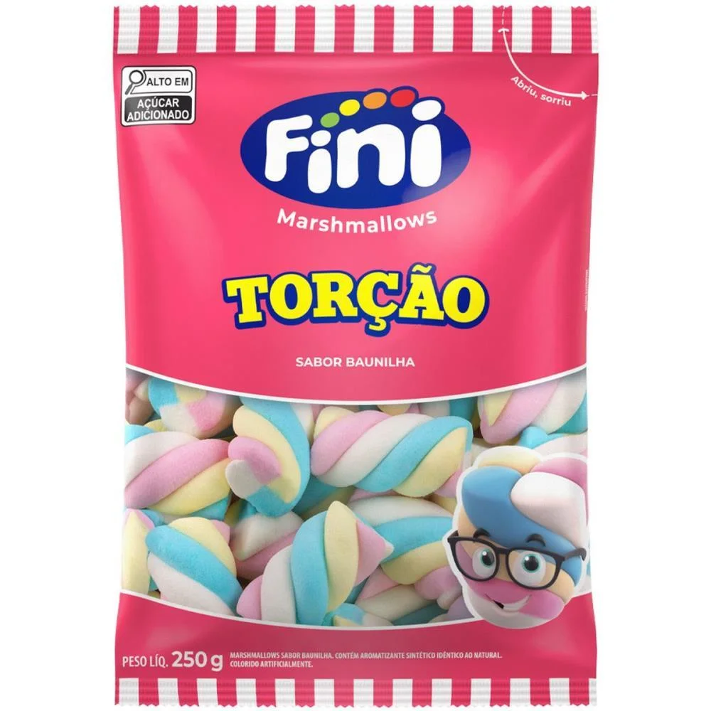DOCE MARSHMALLOW COLORIDO 250G FINI (UNIDADE) - imagem 2