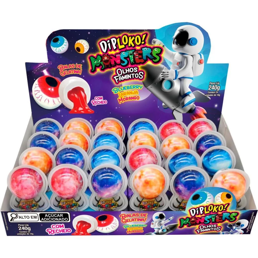 DOCE OLHOS FAMINTOS ASTRON. C/RECHE DANILLA FOODS (DP.C/24) - imagem 3