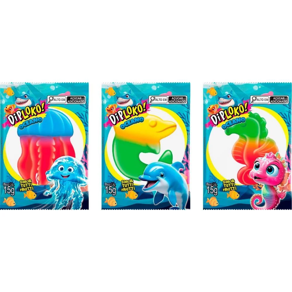 DOCE OCEANO GUMMY DANILLA FOODS (DP.C/24) - imagem 4