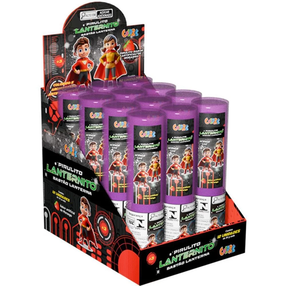 DOCE LANTERITO BASTAO C/LANTERNA COLORE (DP.C/12) - imagem 4