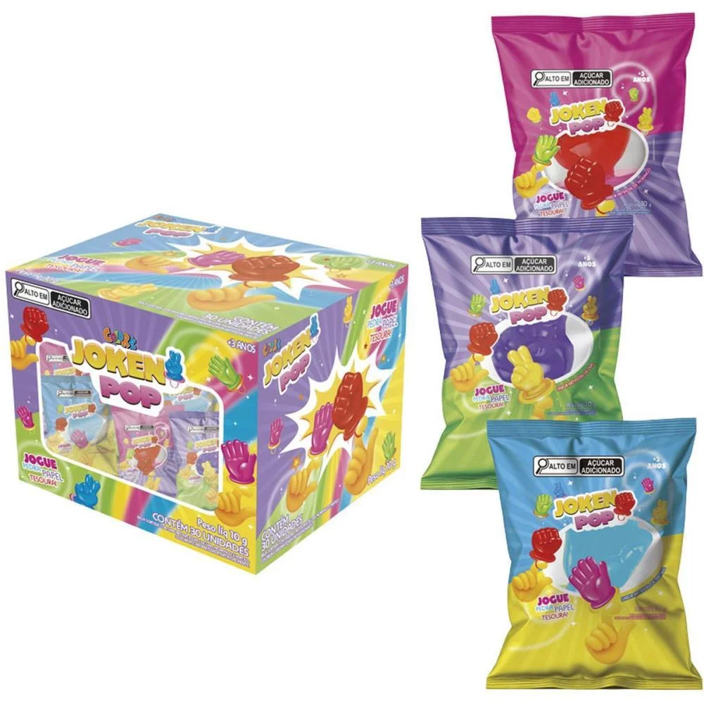 DOCE JOKEN POP PIRULITO SABORES (S) COLORE (DP.C/30) - imagem 2