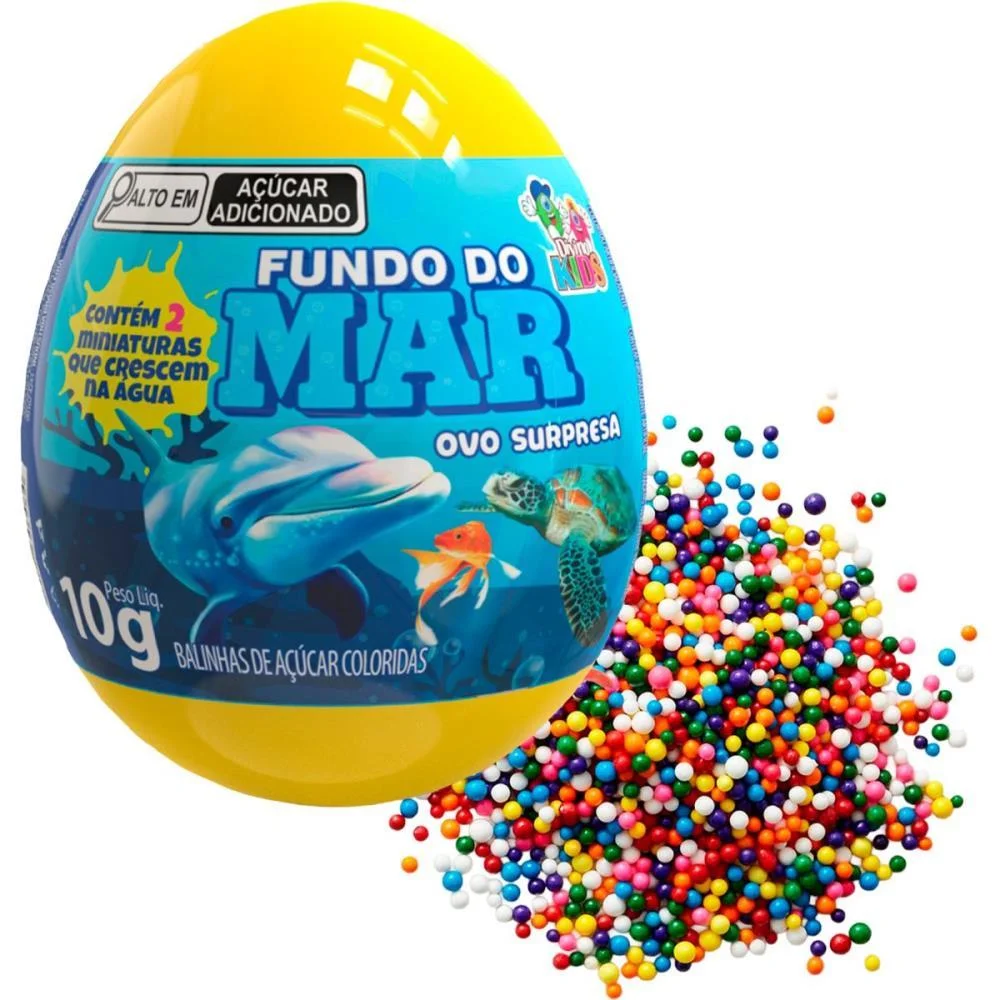 DOCE OVO SURPRESA FUNDO DO MAR DIVINO KIDS (DP.C/06) - imagem 3