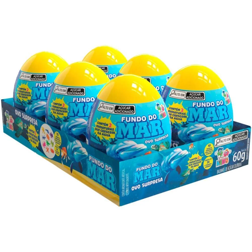DOCE OVO SURPRESA FUNDO DO MAR DIVINO KIDS (DP.C/06) - imagem 5