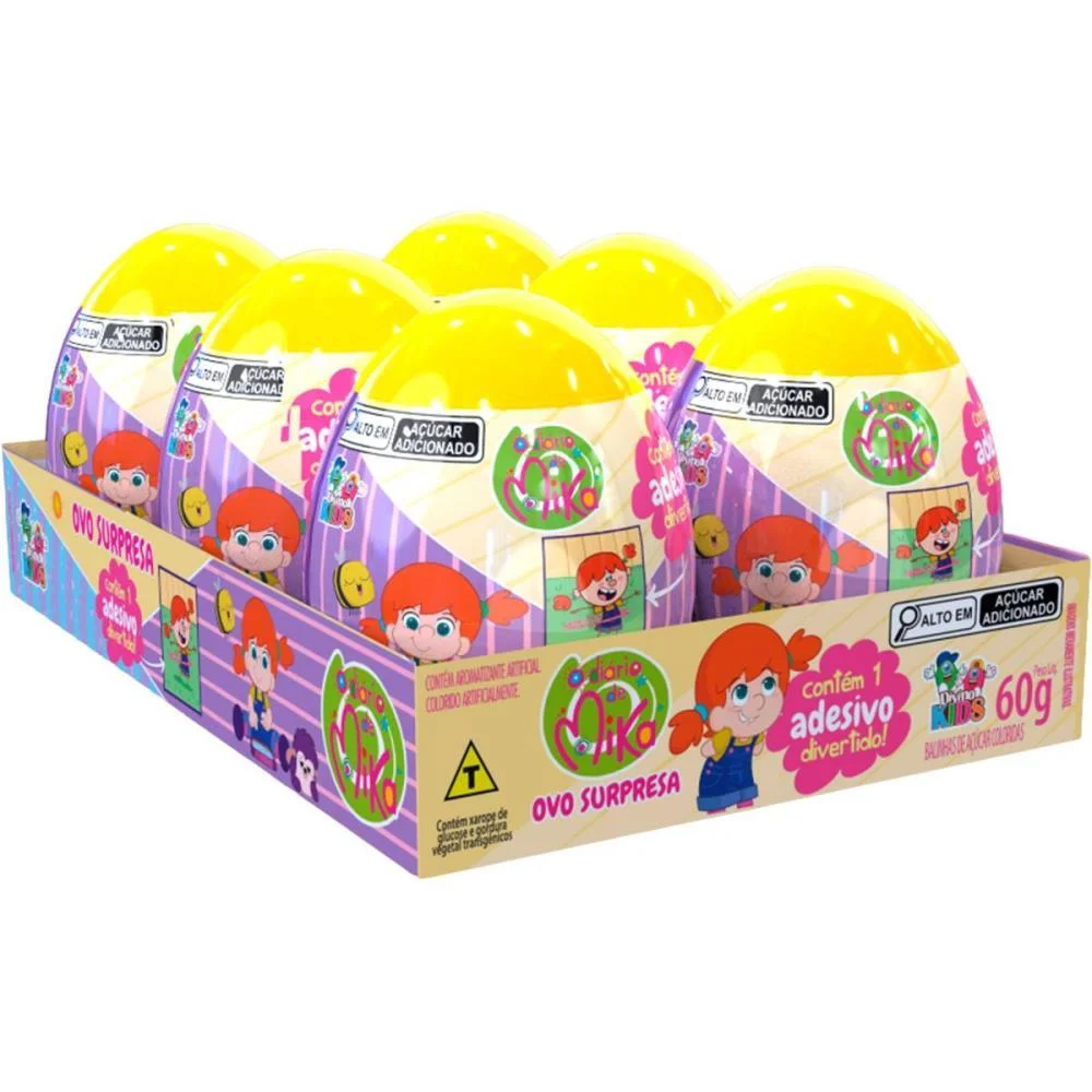 DOCE OVO SURPRESA DIARIO DE MIKA DIVINO KIDS (DP.C/06) - imagem 5