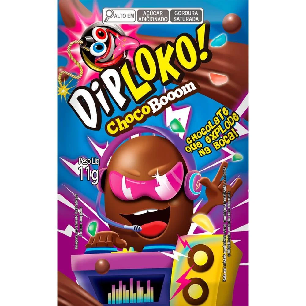 DOCE DIP LOKO CHOCO BOOM DANILLA FOODS (DP.C/15) - imagem 5