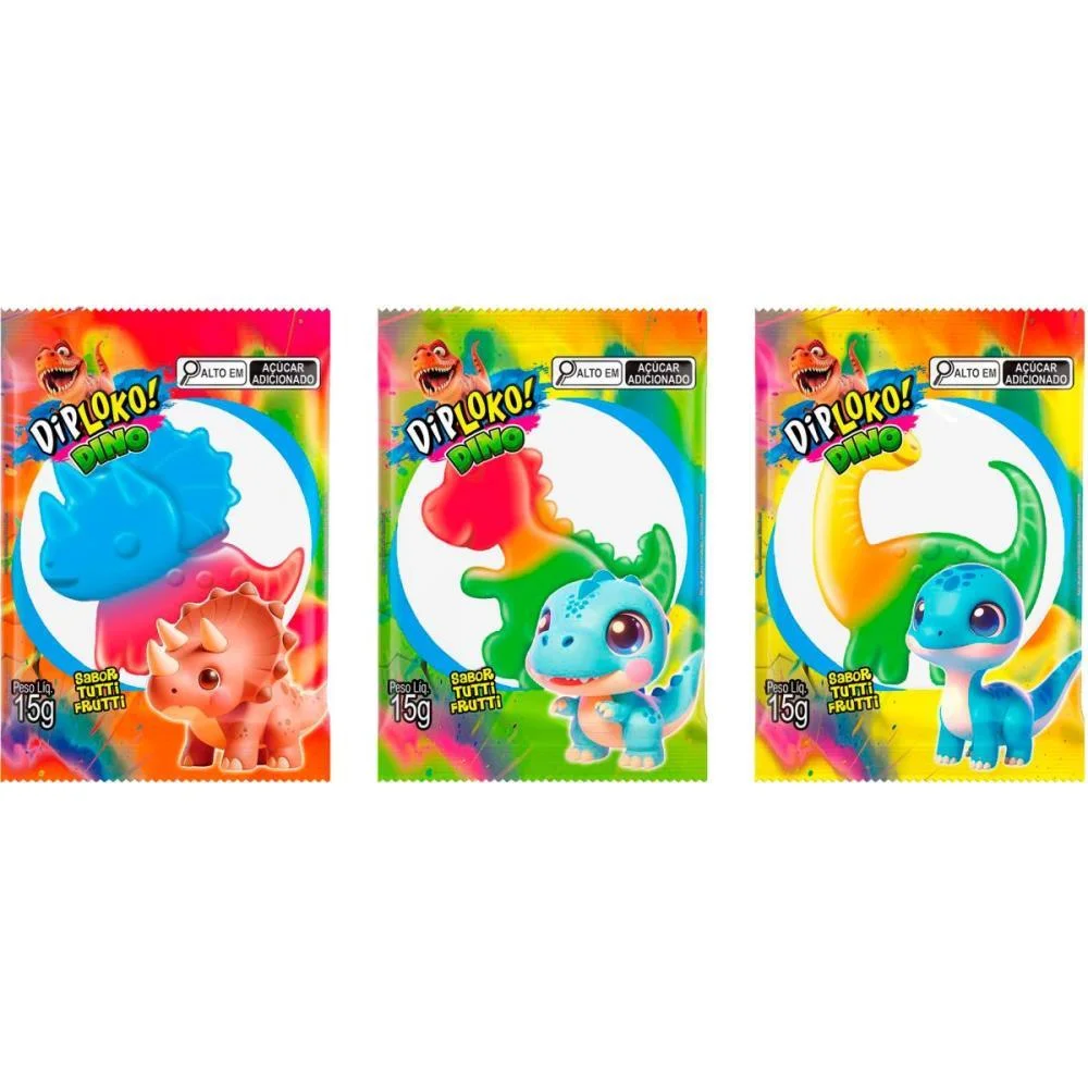 DOCE DINO GUMMY DANILLA FOODS (DP.C/24) - imagem 4