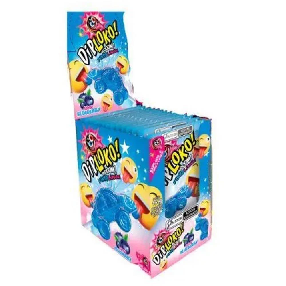 DOCE DIP LOKO CARS PINTA LINGUA DANILLA FOODS (DP.C/15) - imagem 2